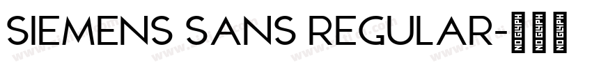 Siemens Sans Regular字体转换 Siemens Sans Regular字体转换